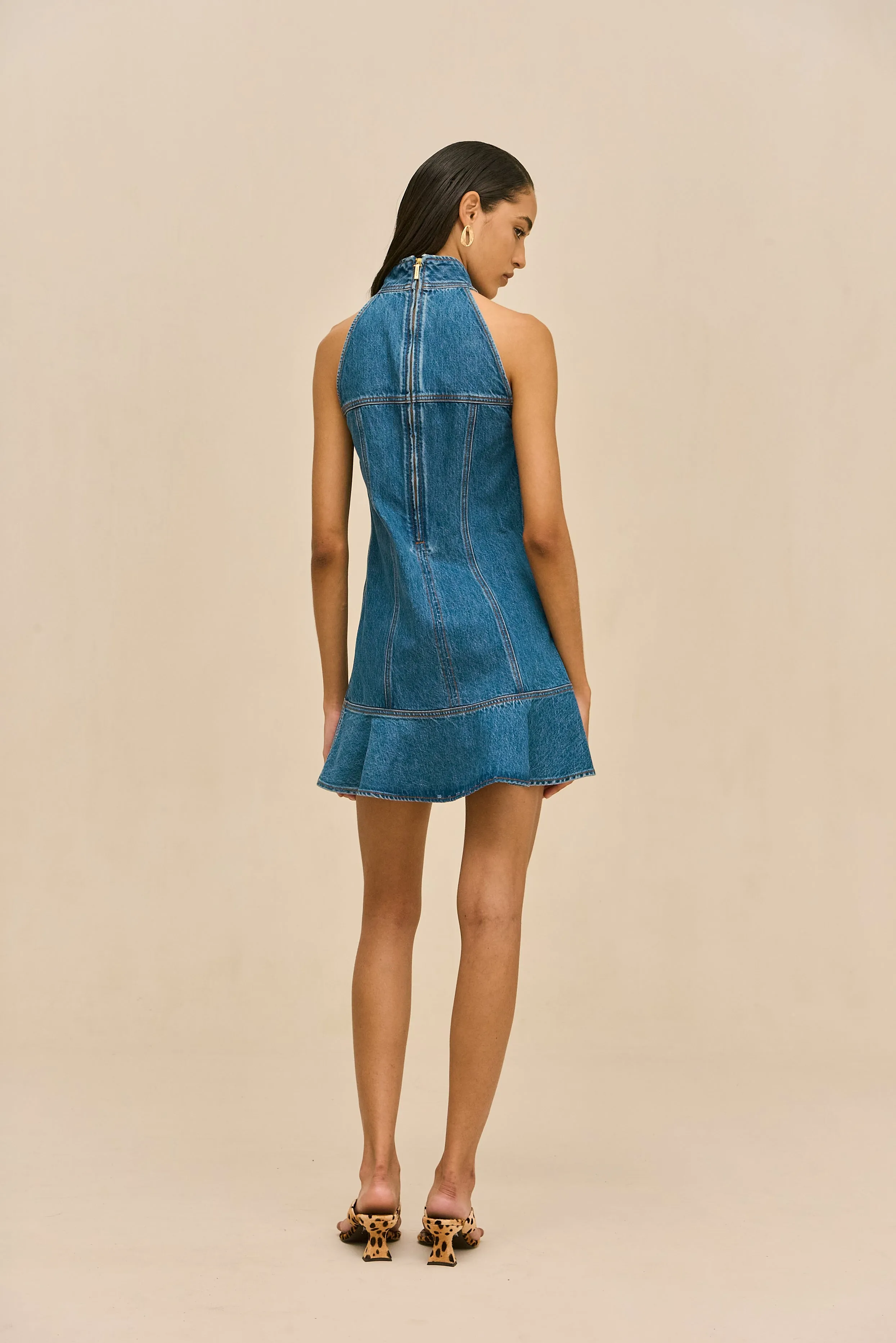 Cult Gaia - Neroli Dress - Medium Wash Blue sold by Jessie Boutique product image thumbnail 2