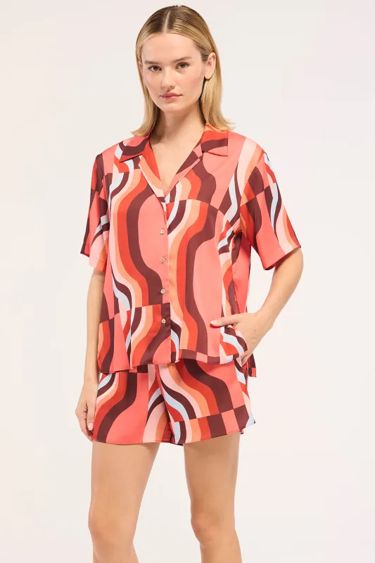 Misa - Elam Short - Retro Riviera made by Jessie Boutique