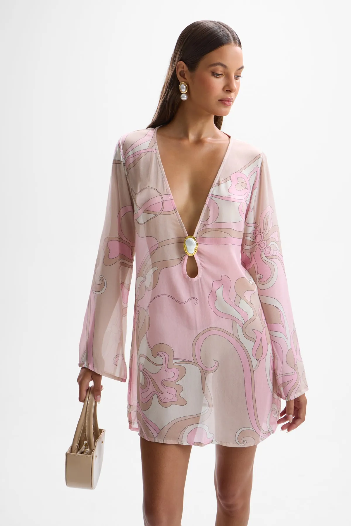 Cin Cin - Lulu Moonstone Dress - Deco Pink sold by Jessie Boutique product image thumbnail 5