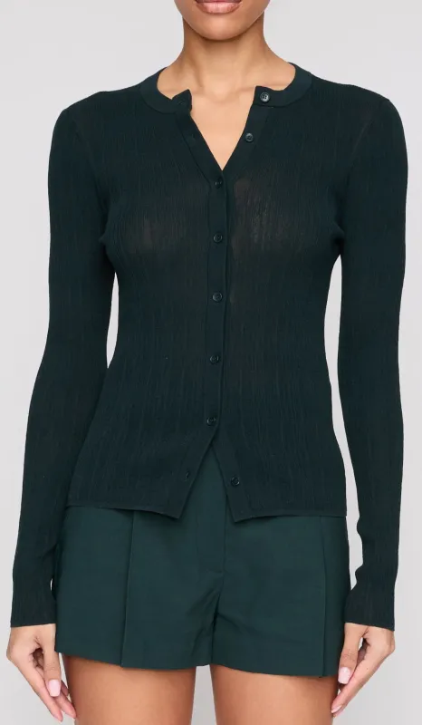 A.L.C - Fisher Cardigan - Dark Forest made by A.L.C.