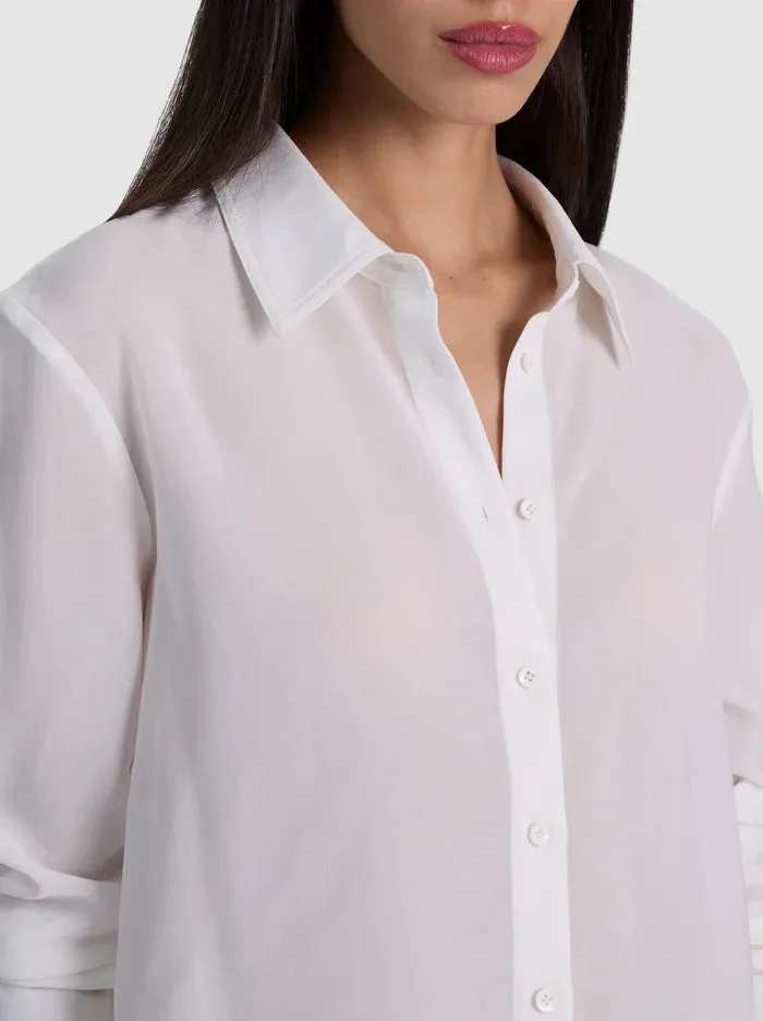 Alice + Olivia - Leon Crop Shirt - Off White sold by Jessie Boutique product image thumbnail 2