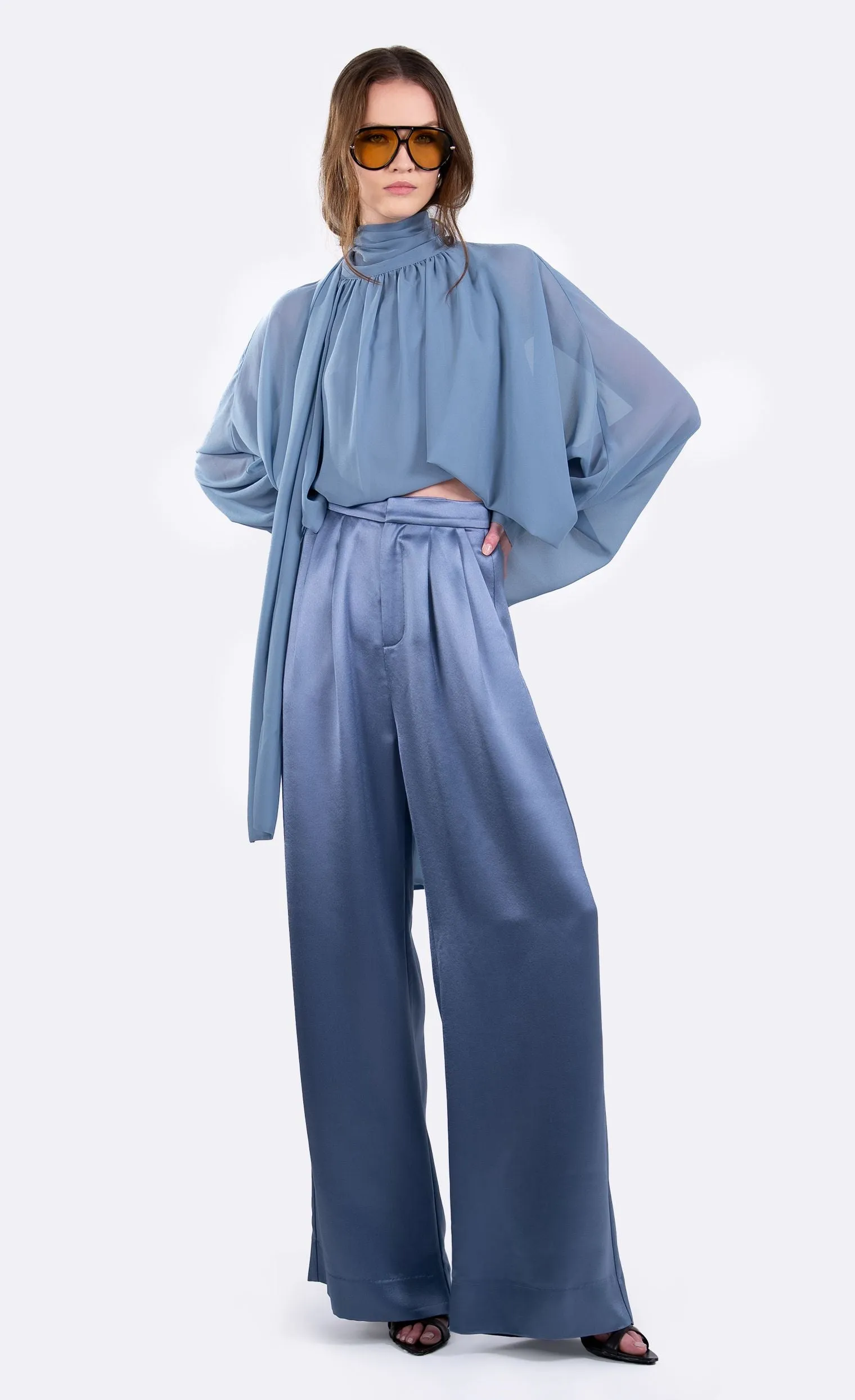 Nonchalant - Paris Pant - Steel Blue sold by Jessie Boutique product image thumbnail 2