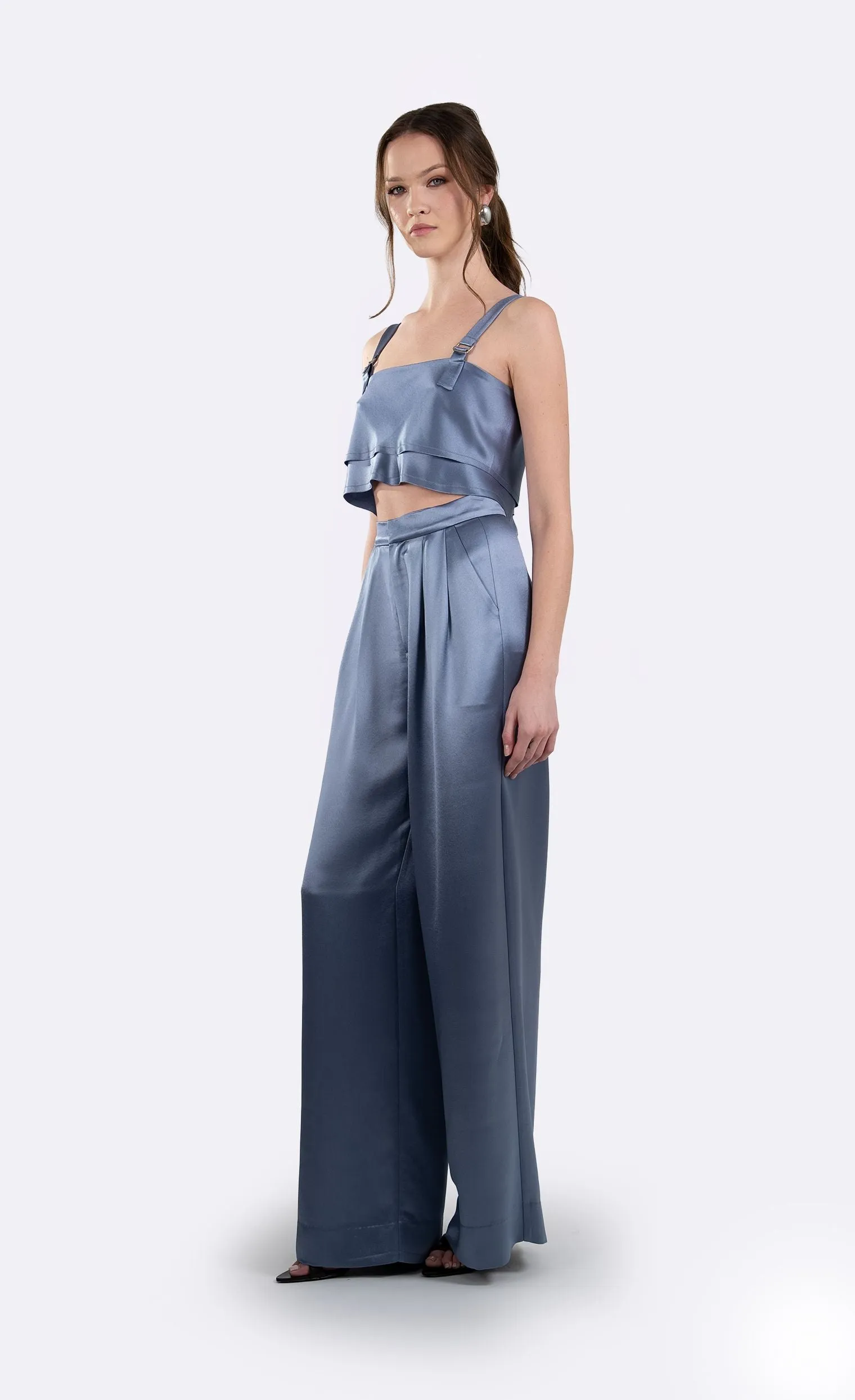 Nonchalant - Paris Pant - Steel Blue sold by Jessie Boutique