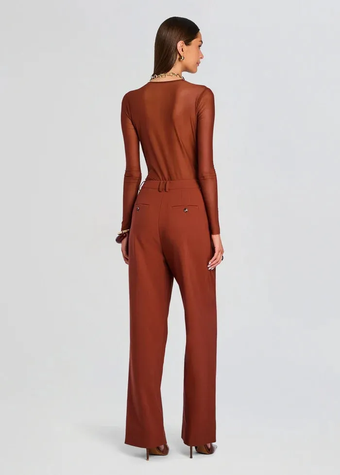 SER.O.YA - Agnes Mesh Bodysuit - Copper Clay sold by Jessie Boutique product image thumbnail 4