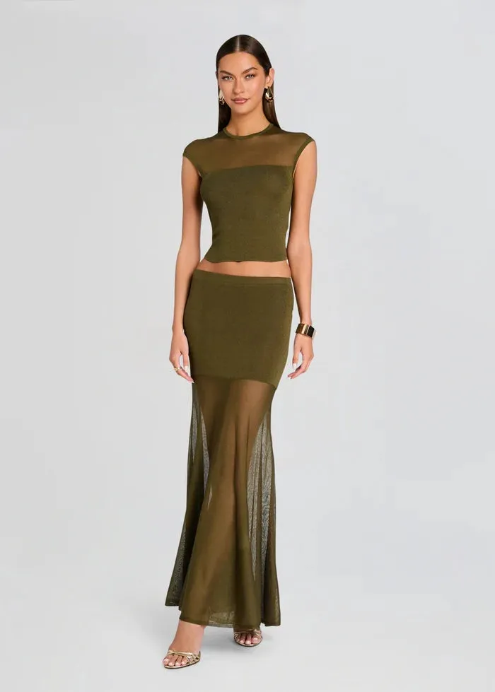SER.O.YA - Whitney Top - Olivewood sold by Jessie Boutique product image thumbnail 3