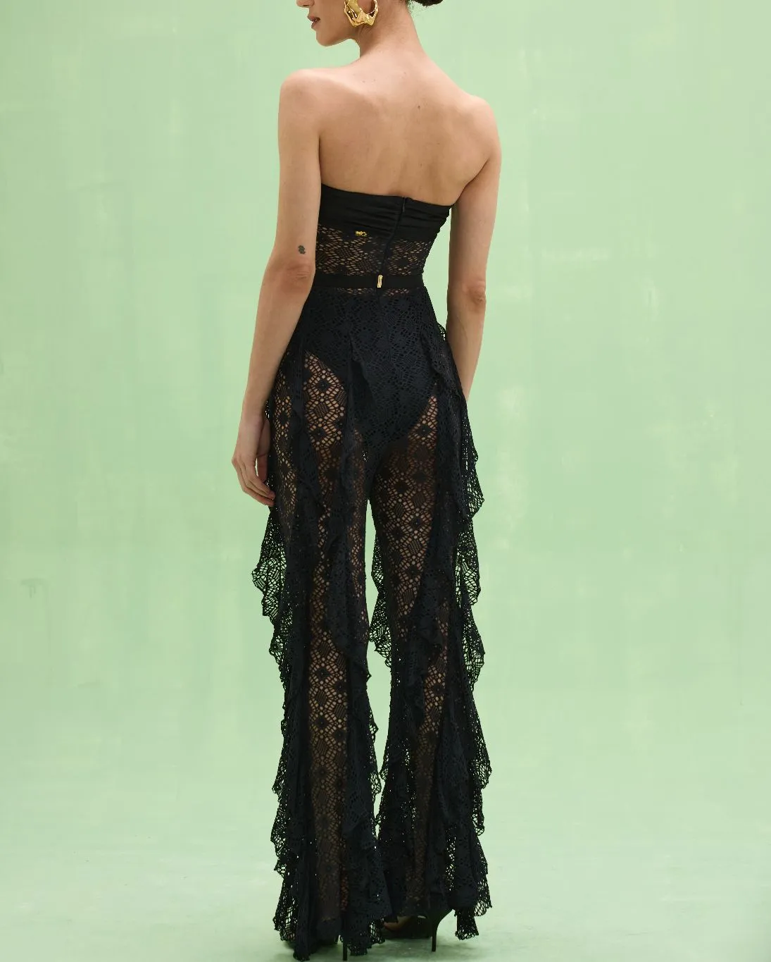 Patbo - Martina Lycra Jumpsuit - Black sold by Jessie Boutique product image thumbnail 2