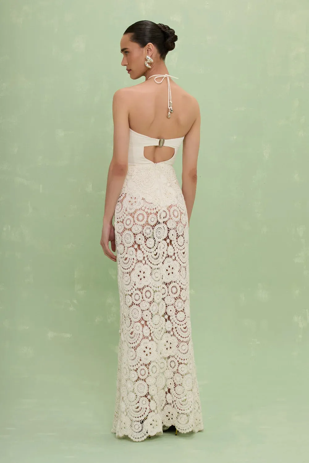 Patbo - Gal Embroidered Maxi Dress - Off White sold by Jessie Boutique product image thumbnail 4