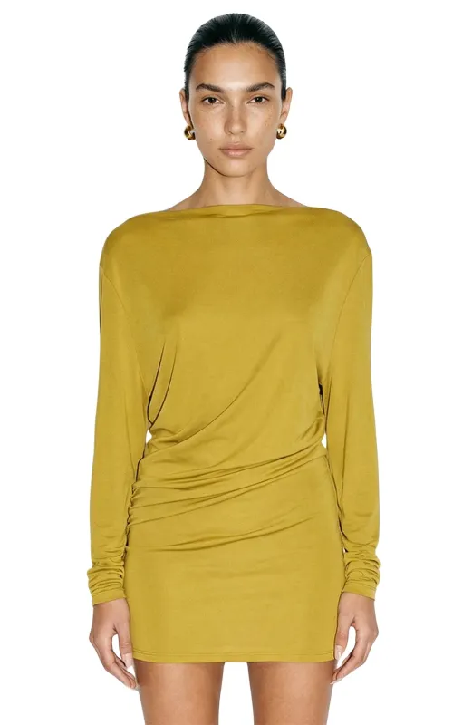 Ronny Kobo - Nia Dress - Olive made by Ronny Kobo Collection