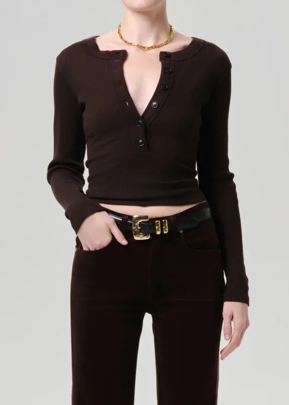Citizens of Humanity - Varra Henley - Chocolate made by Citizens Of Humanity