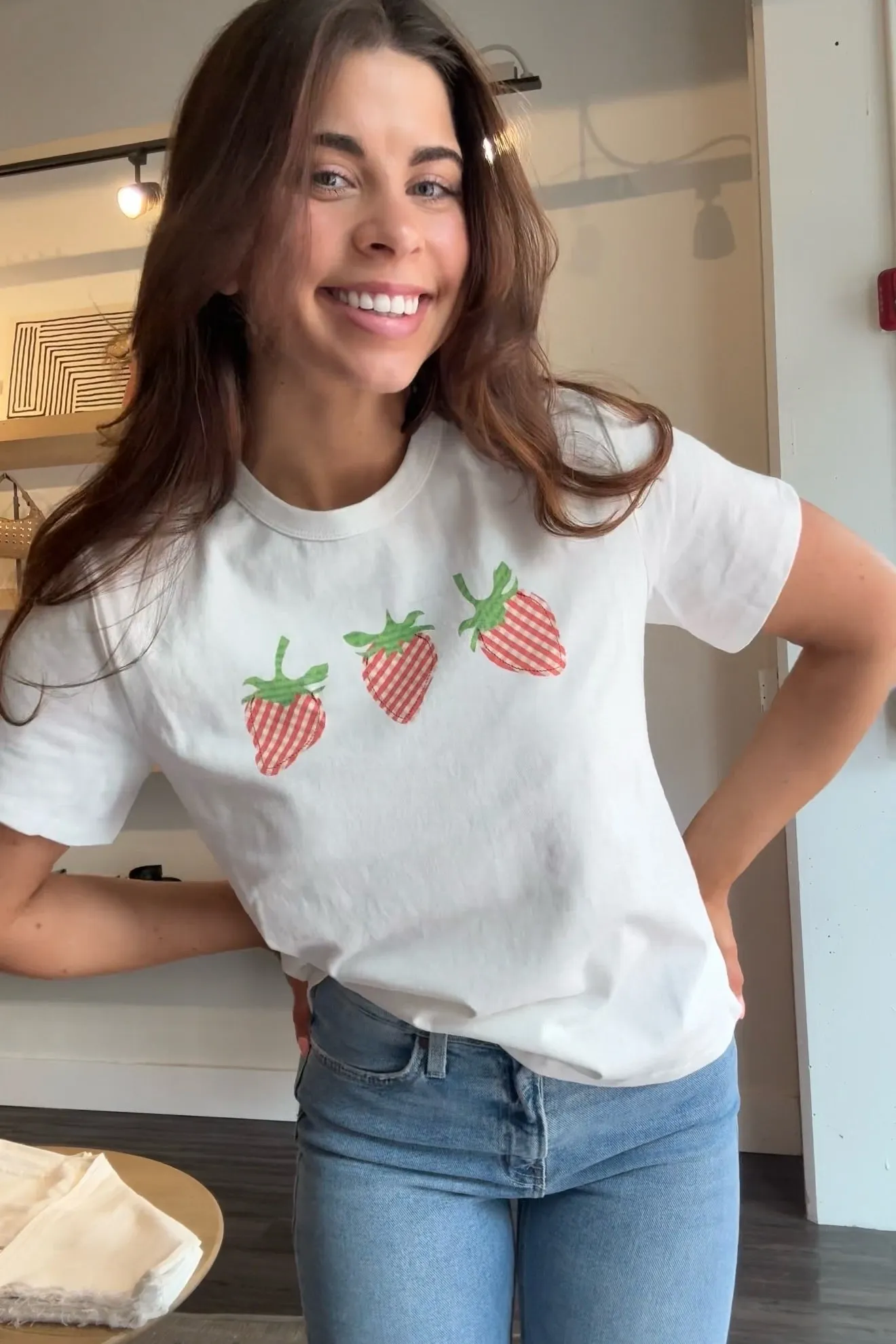Strawberry Tee sold by Kins Collective product image thumbnail 2