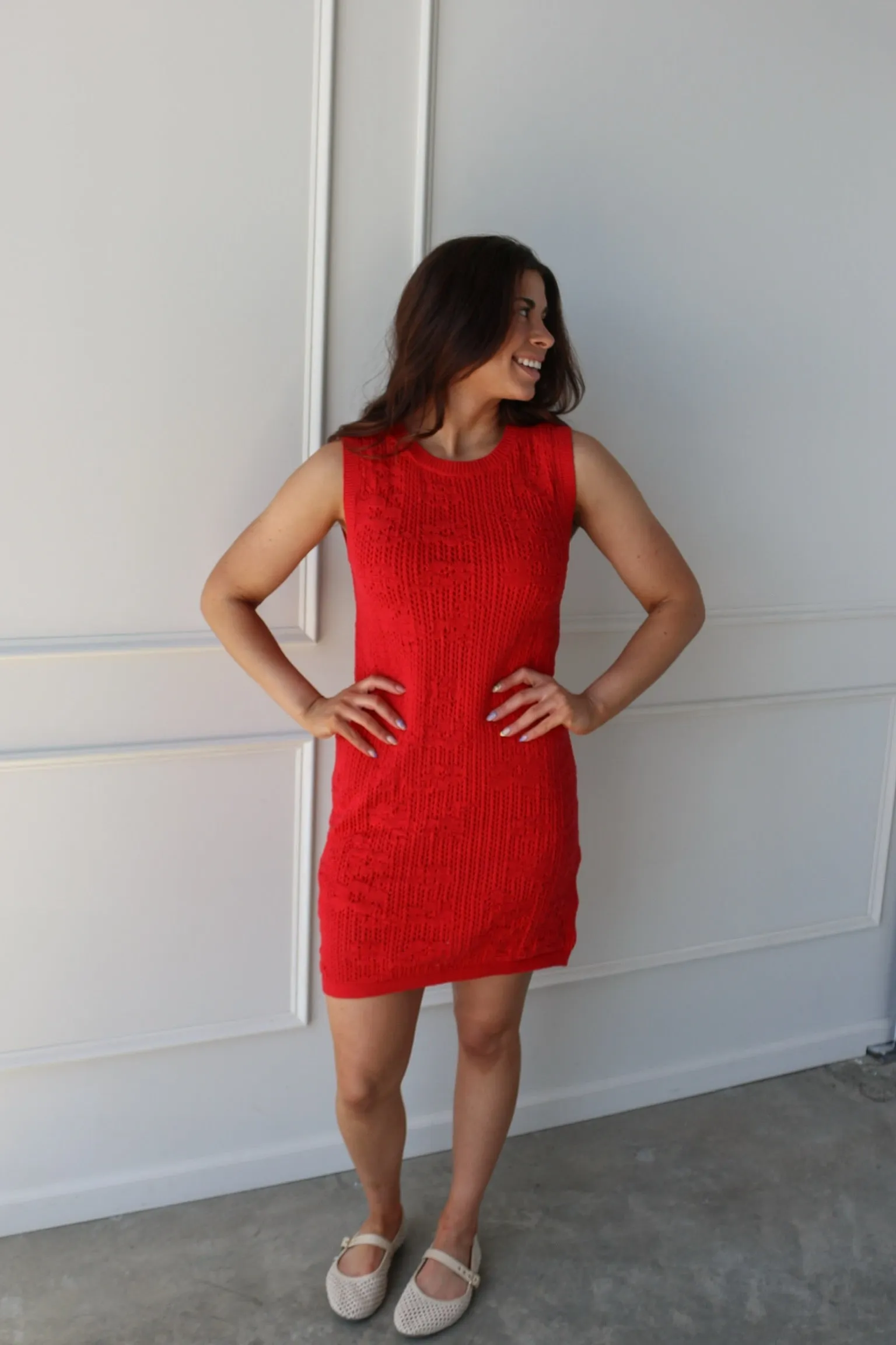 Camilla Crochet Mini Dress sold by Kins Collective
