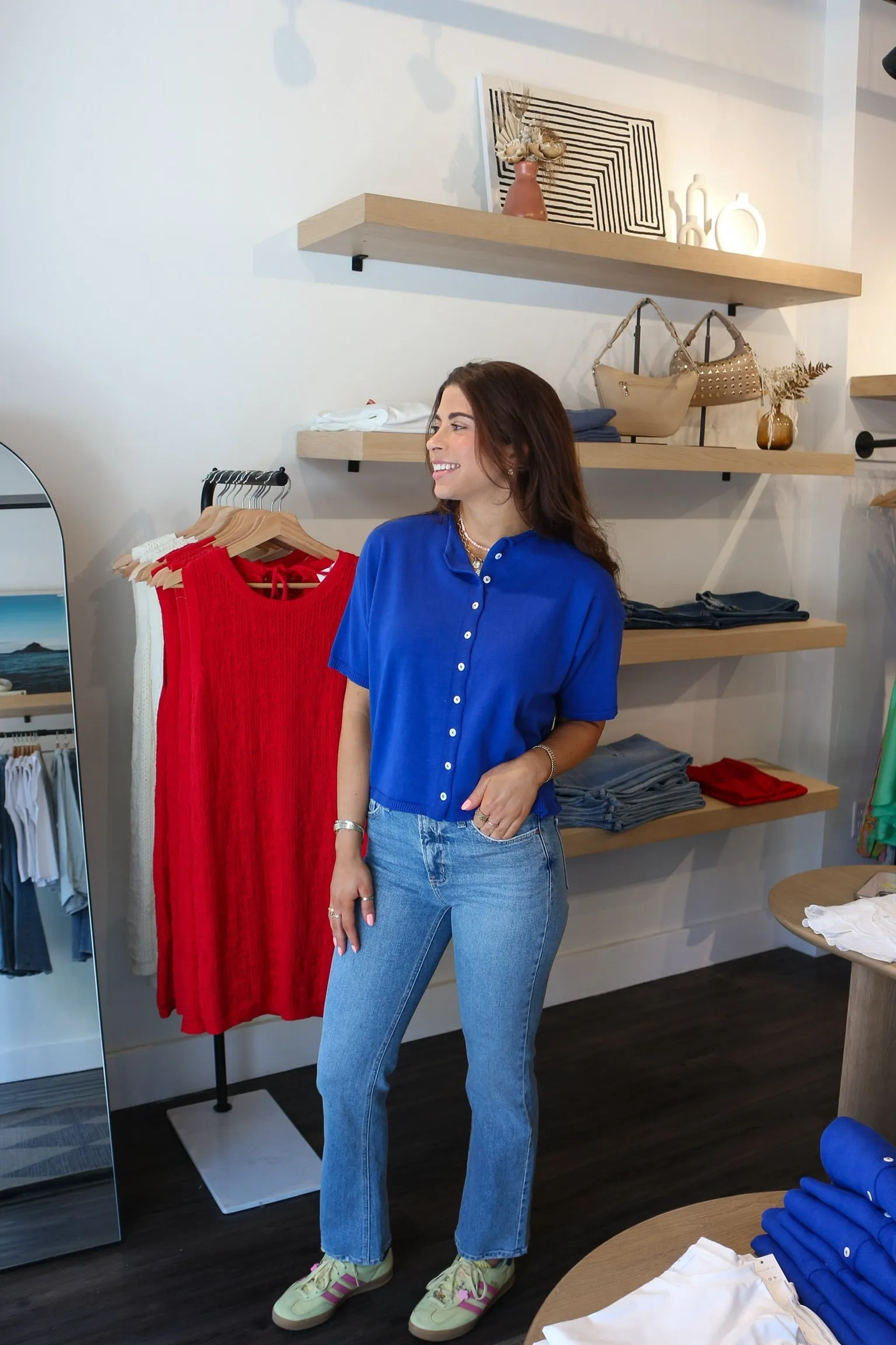 Margot Short Sleeve Cardigan sold by Kins Collective product image thumbnail 3