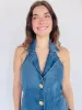 Darien Denim Dress sold by Kins Collective