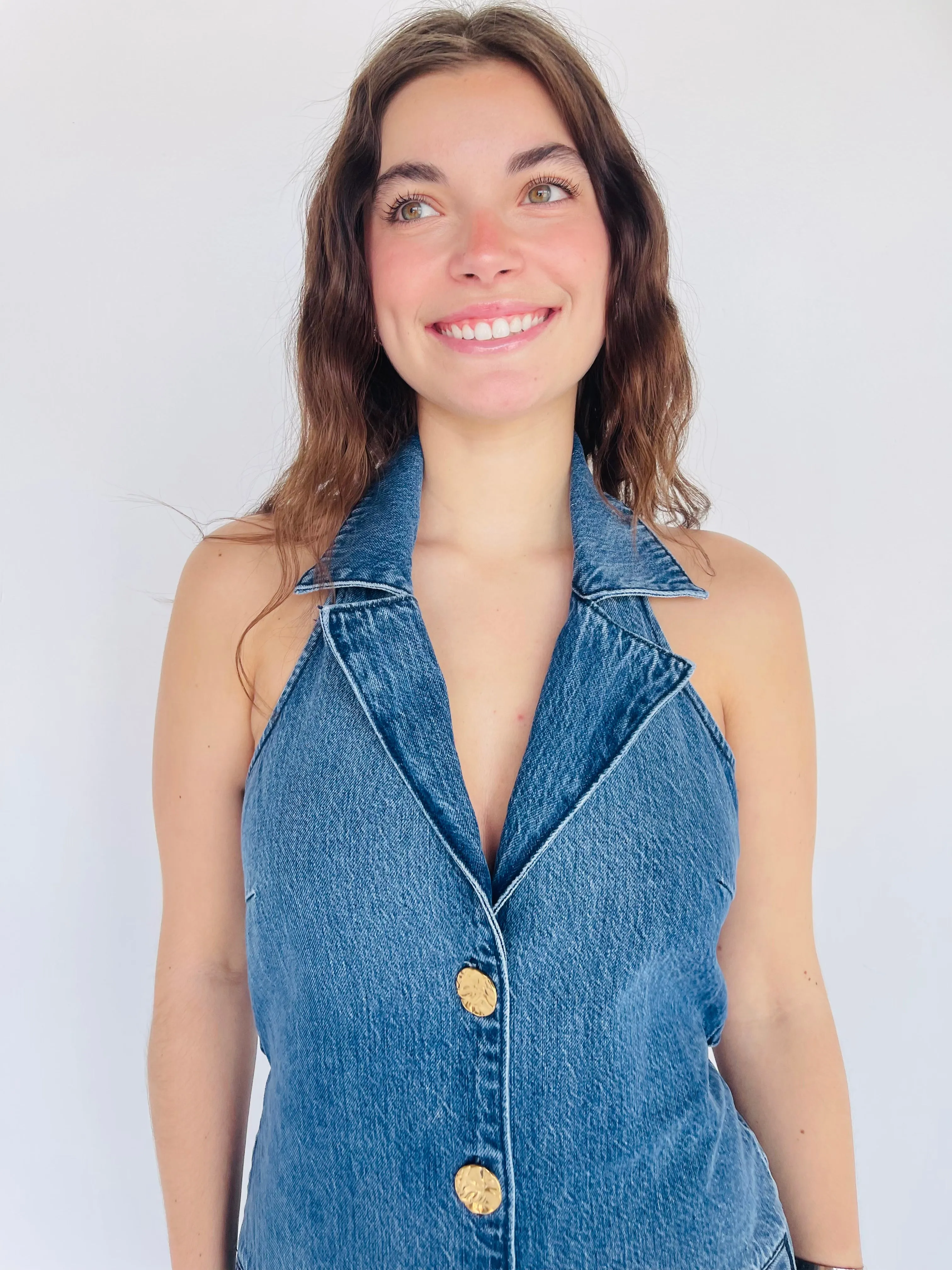 Darien Denim Dress sold by Kins Collective product image thumbnail 2