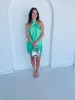 Jasmine Tie Mini Dress sold by Kins Collective
