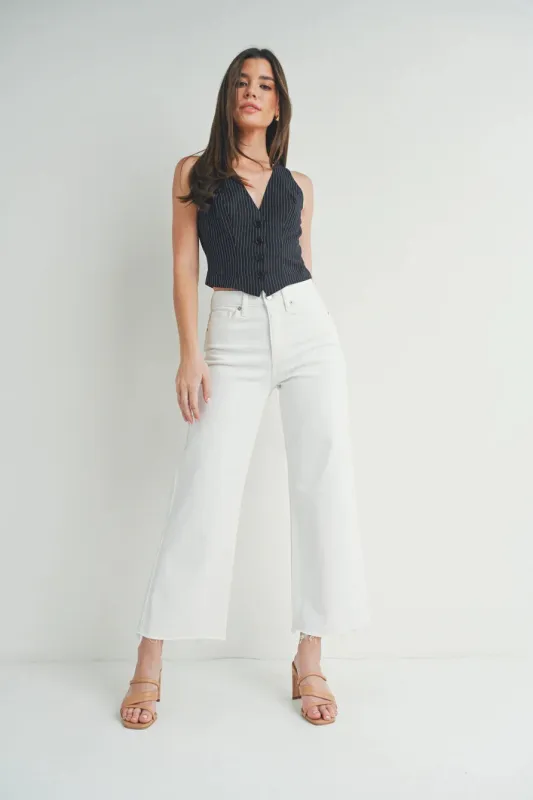 Slim Wide Leg Denim sold by Kins Collective