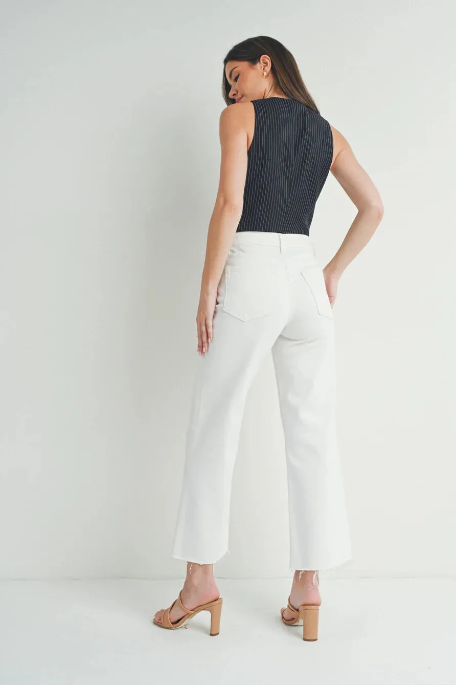 Slim Wide Leg Denim sold by Kins Collective product image thumbnail 3