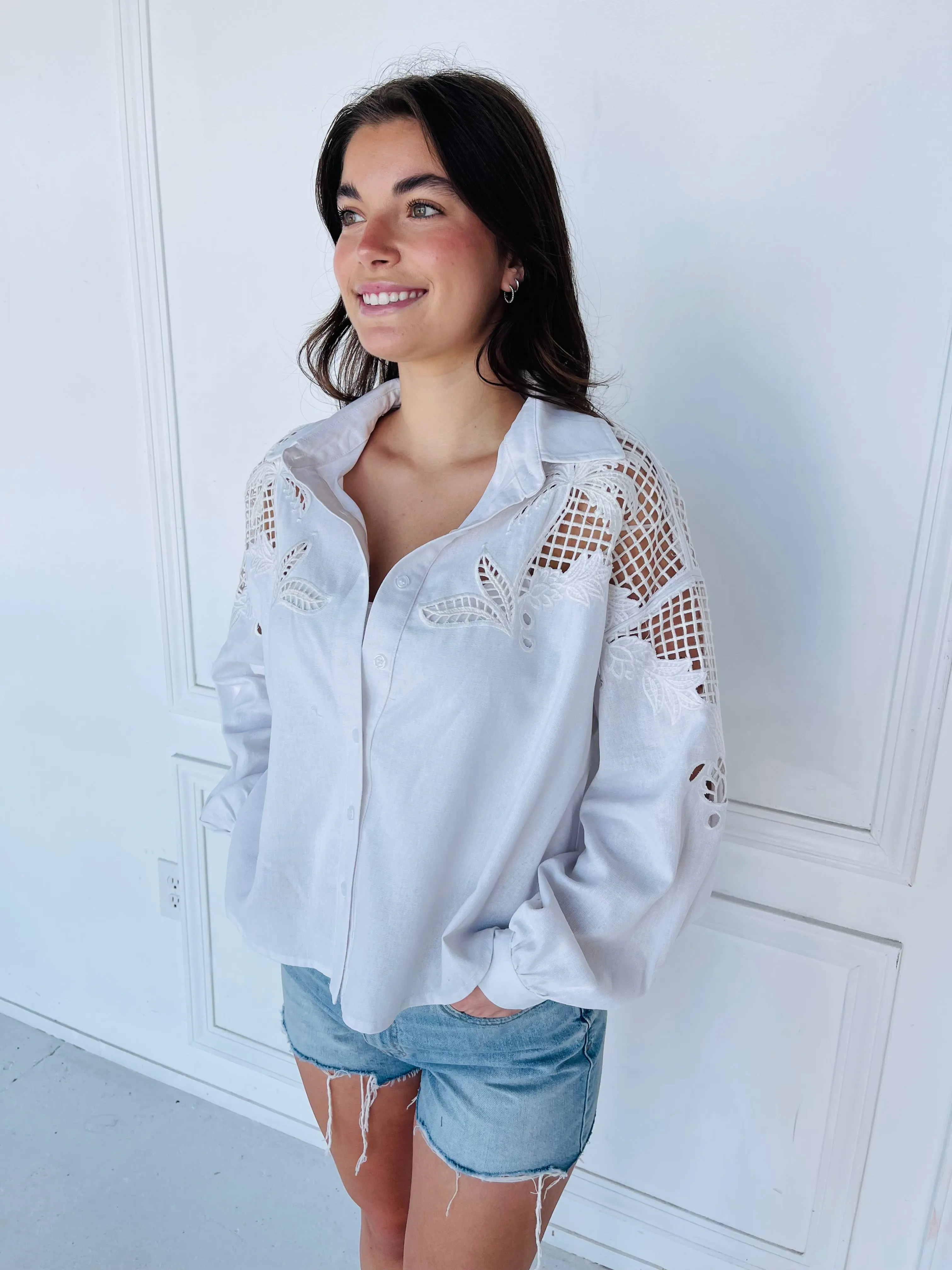 Willow Eyelet Top sold by Kins Collective product image thumbnail 2