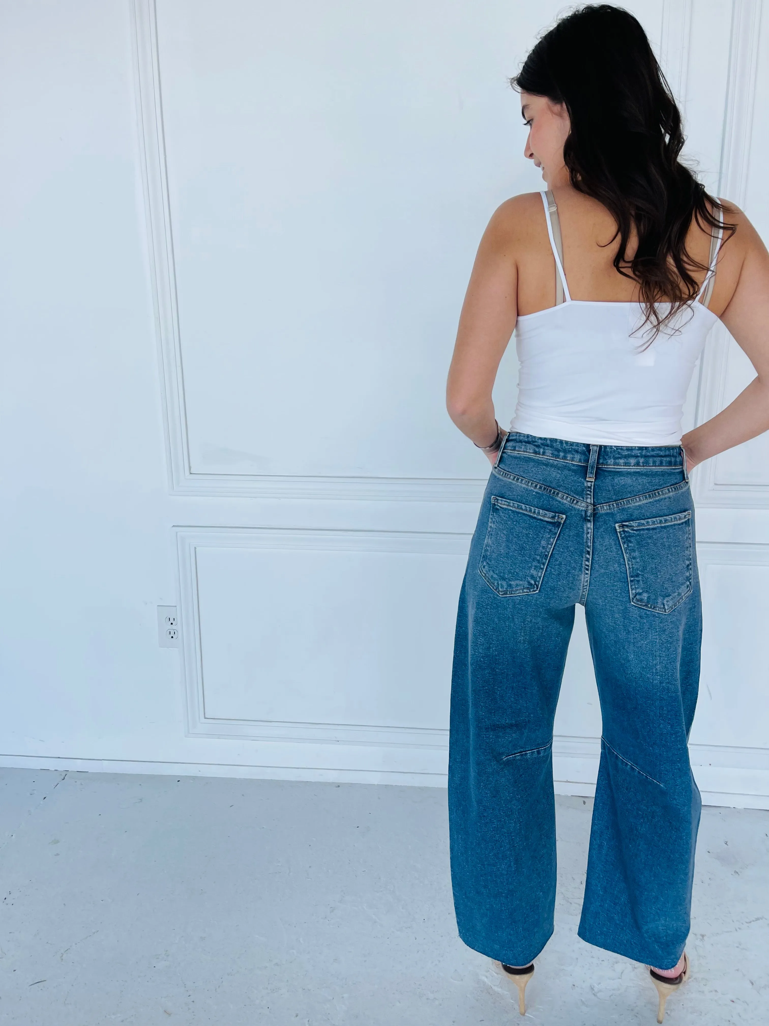 The Seamed Barrel Jeans sold by Kins Collective product image thumbnail 3