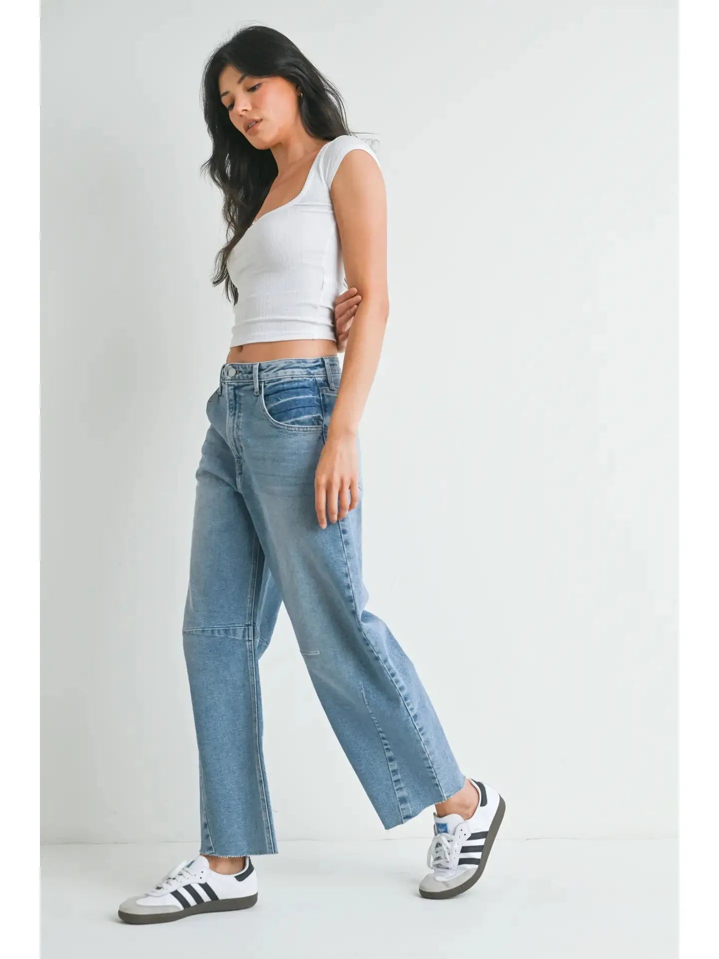 The Seamed Barrel Jeans sold by Kins Collective product image thumbnail 3