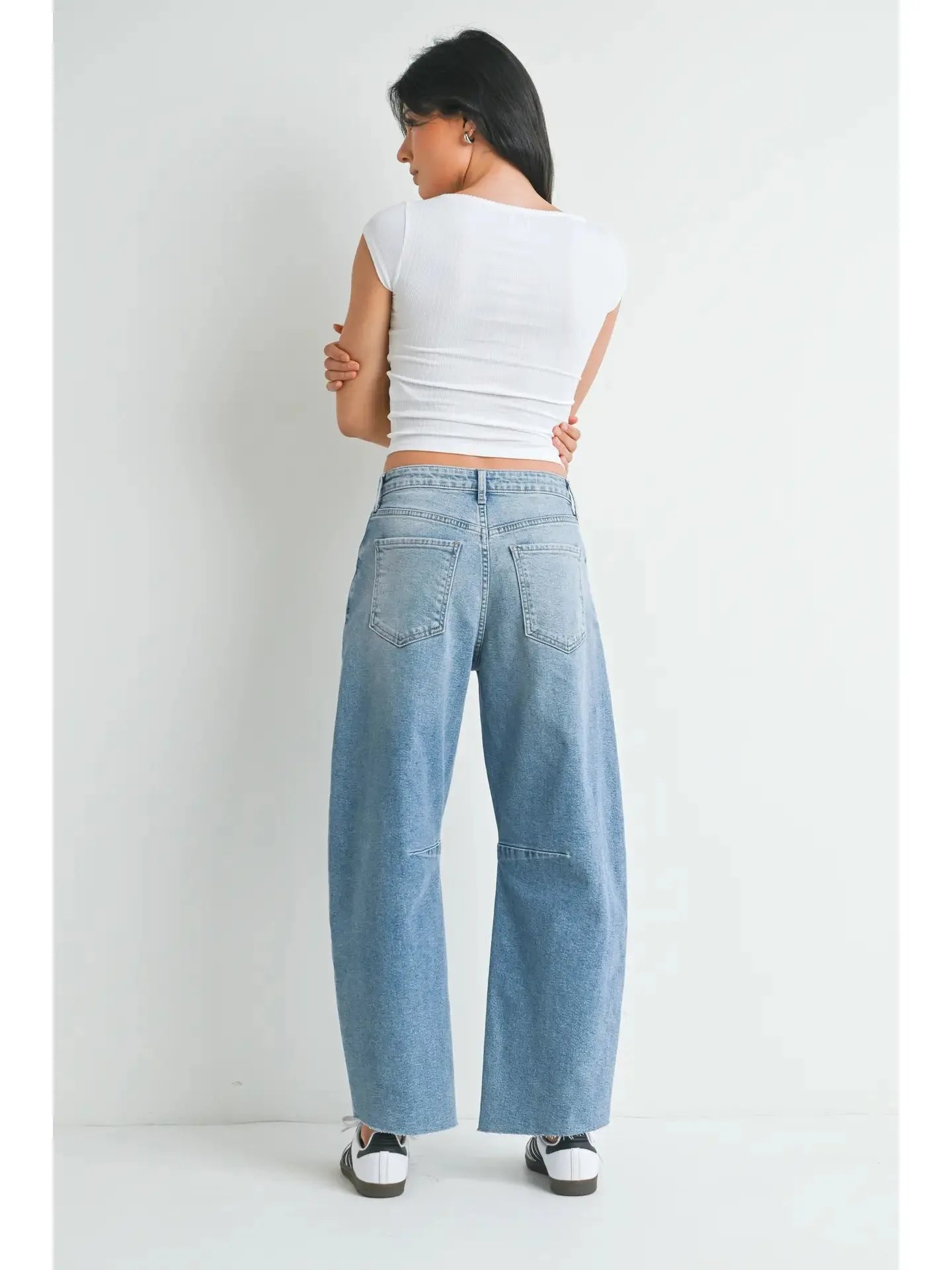 The Seamed Barrel Jeans sold by Kins Collective product image thumbnail 4