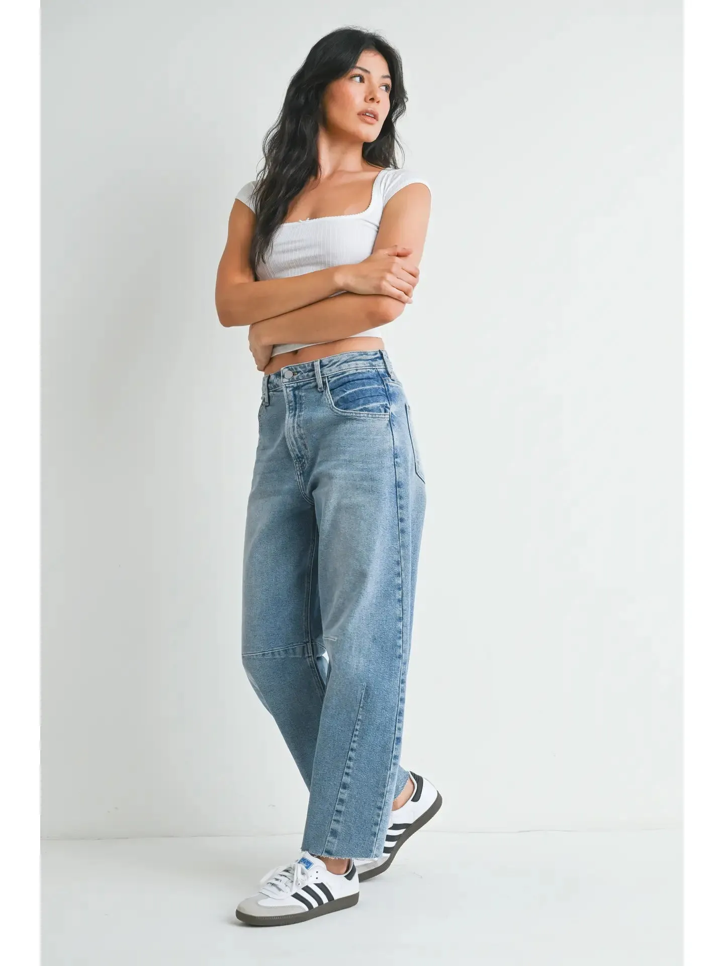 The Seamed Barrel Jeans sold by Kins Collective product image thumbnail 5