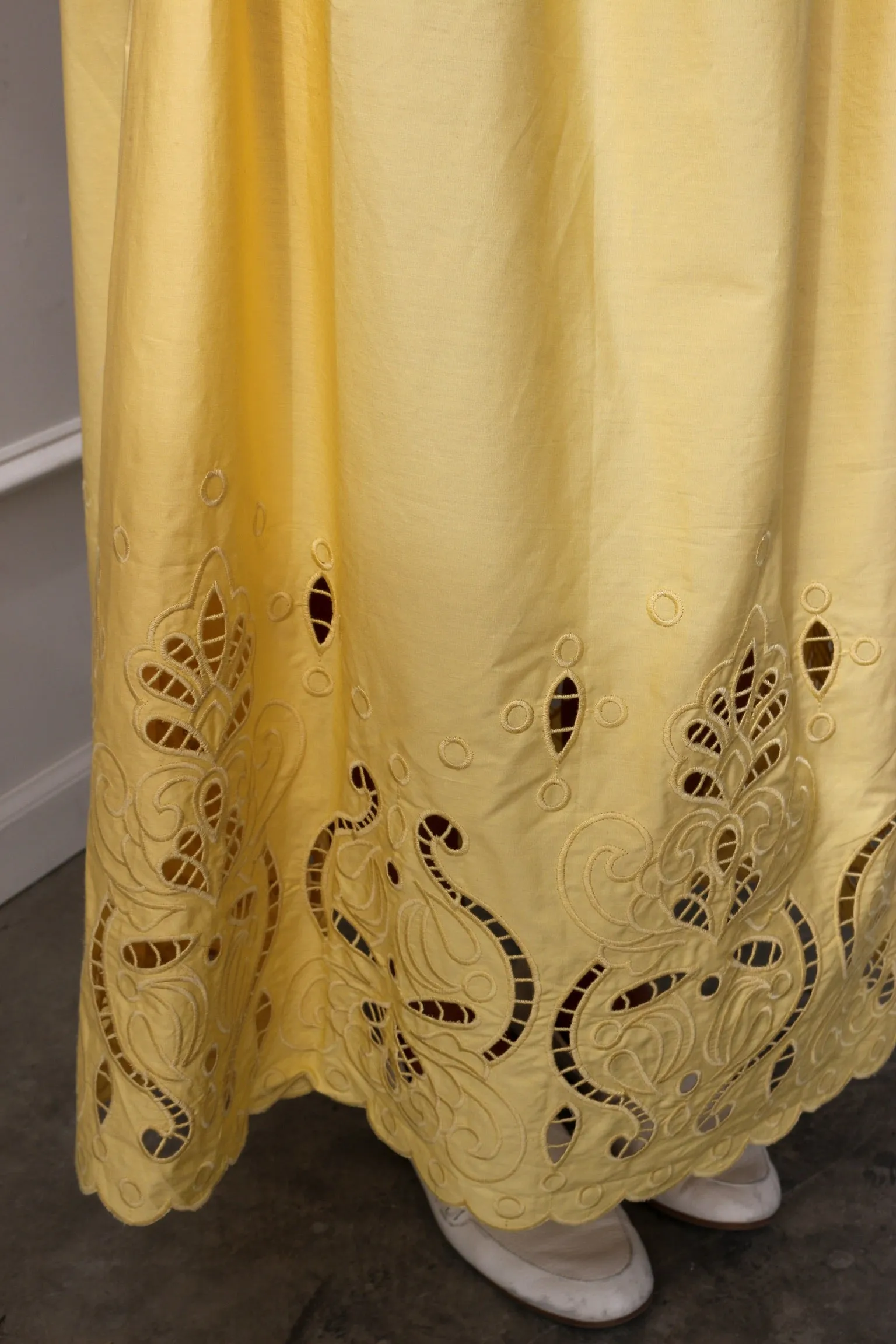 Sunshine Eyelet Midi Skirt sold by Kins Collective product image thumbnail 3