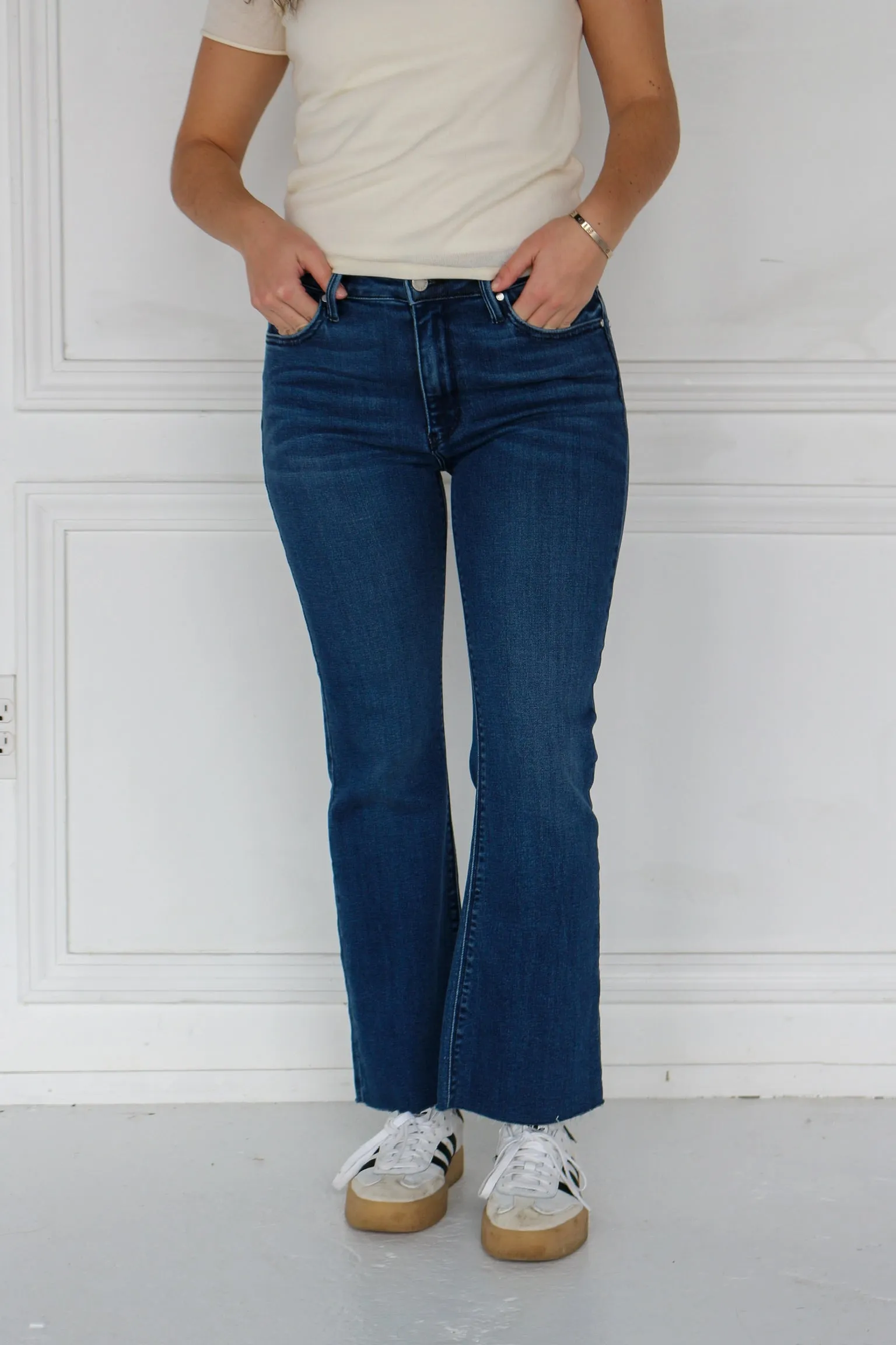 High Rise Tonal Crop Flare sold by Kins Collective product image thumbnail 2