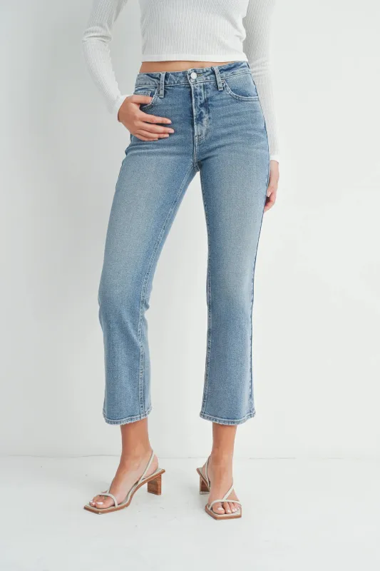 The Slim Cropped Bootcut sold by Kins Collective