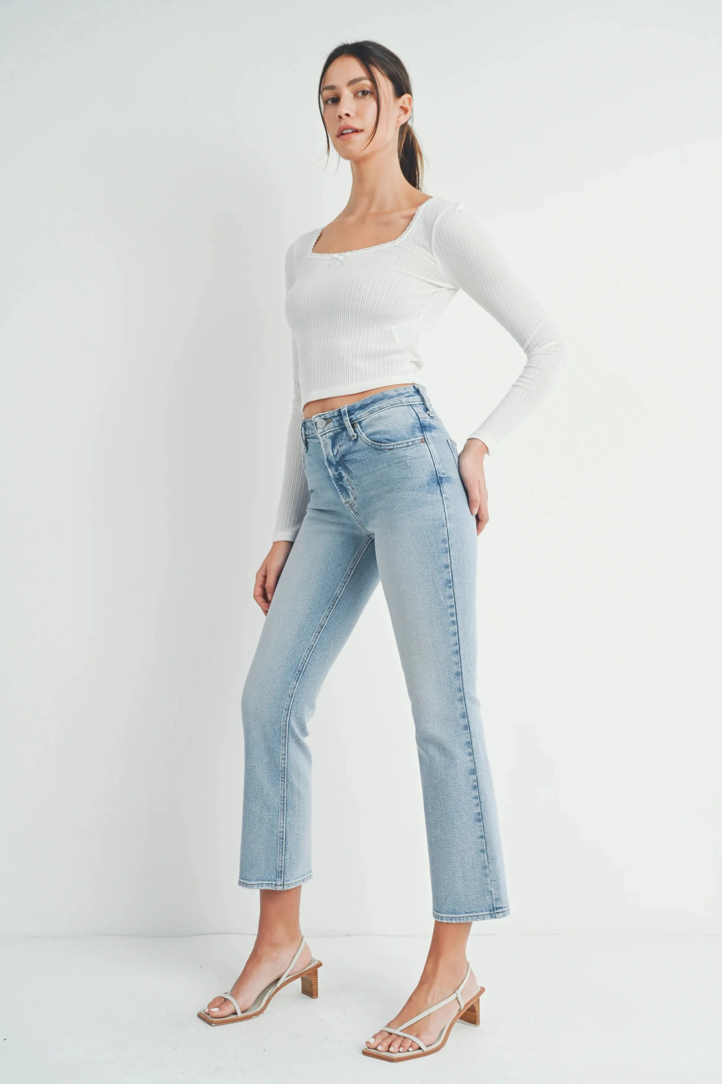 The Slim Cropped Bootcut sold by Kins Collective product image thumbnail 3