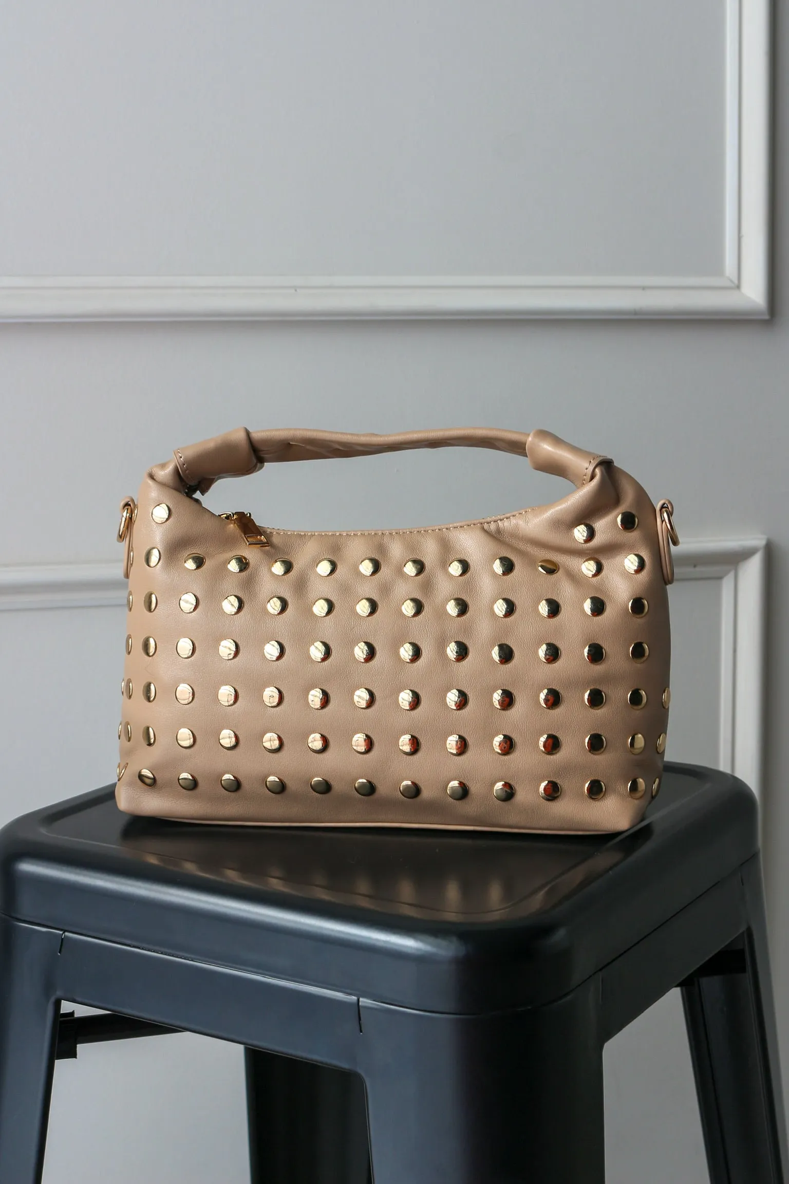 Beckette Studded Bag sold by Kins Collective