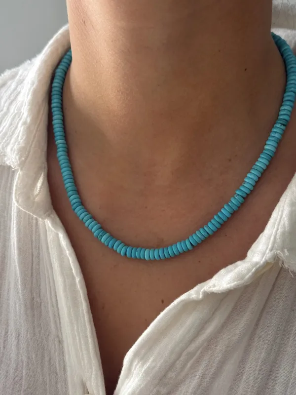 West Bay Turquoise Necklace sold by Kins Collective
