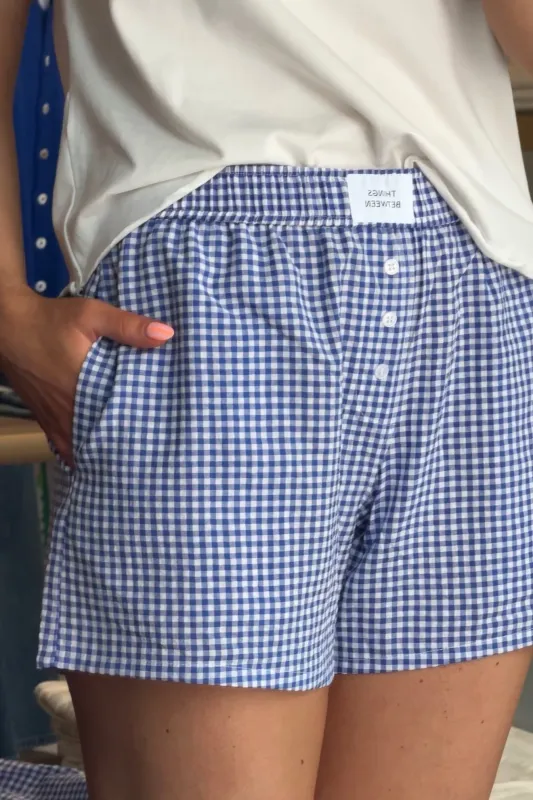 Gingham Boxer Short sold by Kins Collective
