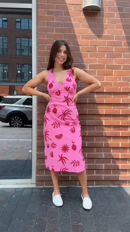 Soleil Midi Dress sold by Kins Collective