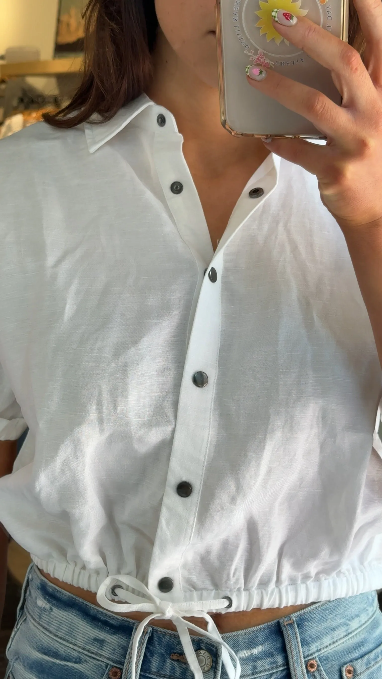 Breezy Linen Top sold by Kins Collective product image thumbnail 3