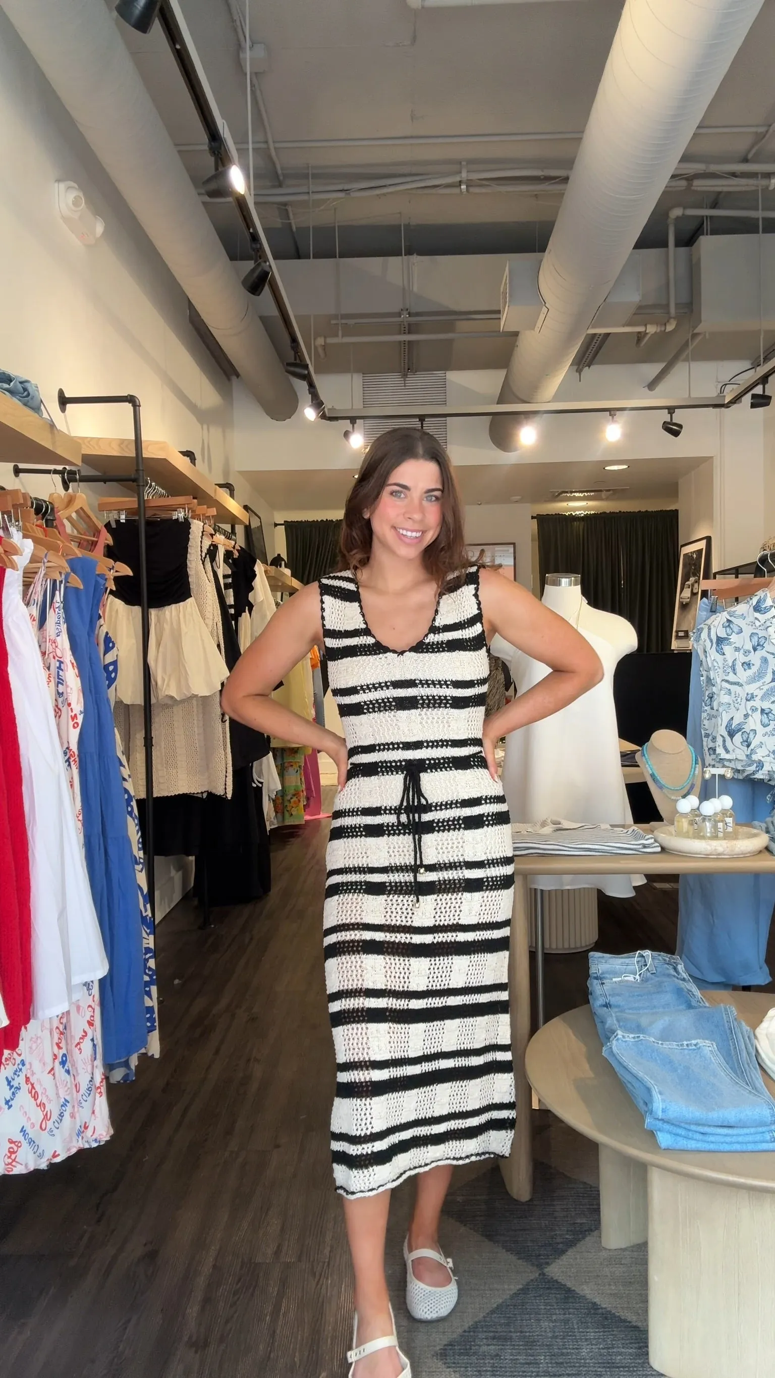 Margot Crochet Dress sold by Kins Collective