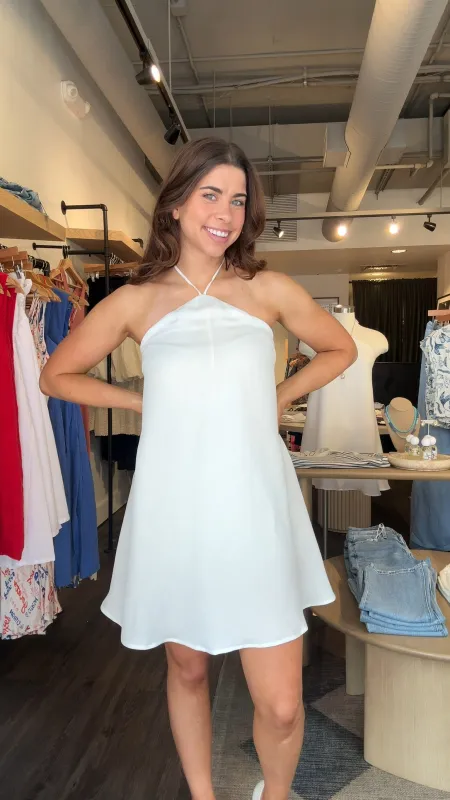 Capri Mini Halter Dress sold by Kins Collective
