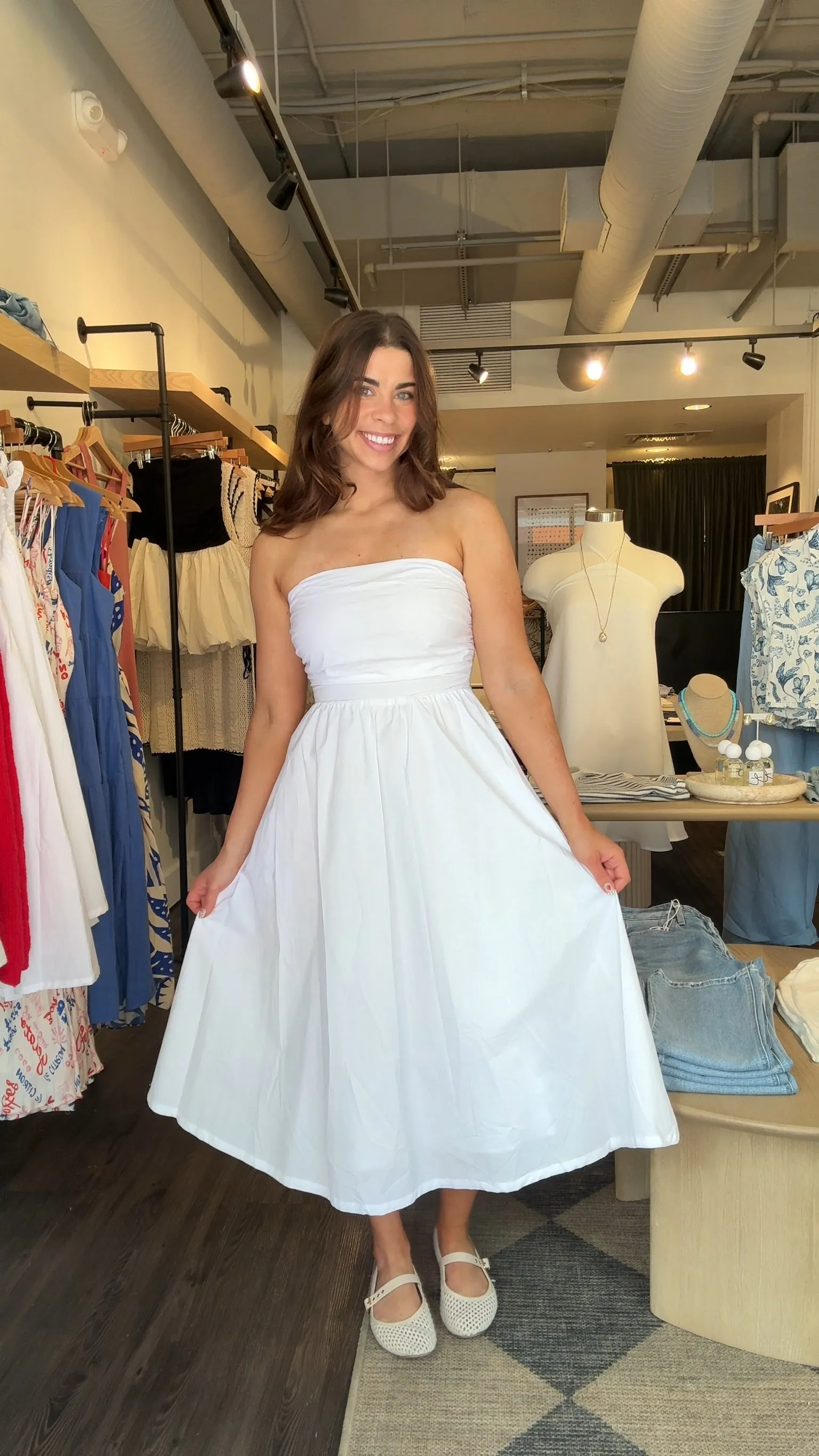 Sorrento Strapless Dress sold by Kins Collective product image thumbnail 3