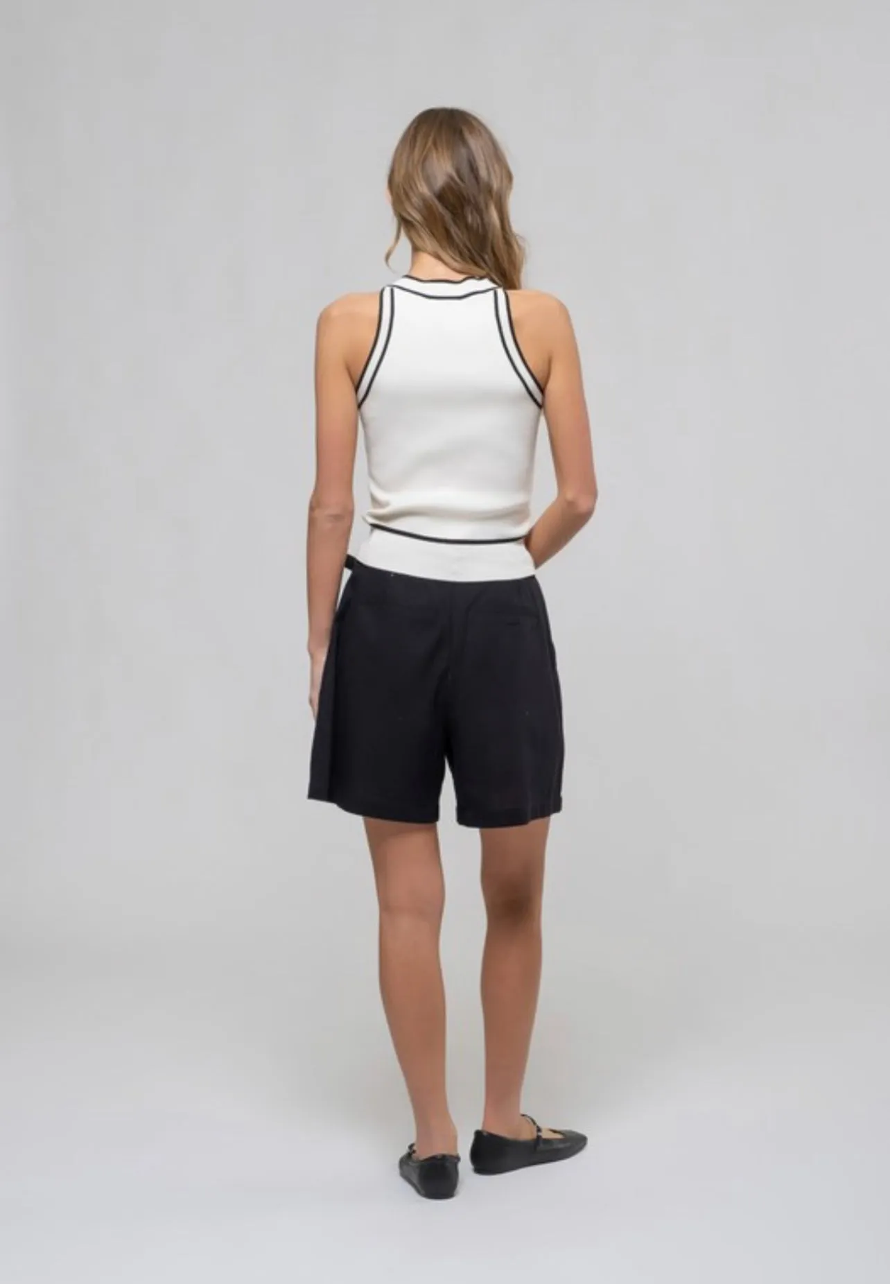 Contrast Knit Tank sold by Kins Collective product image thumbnail 4