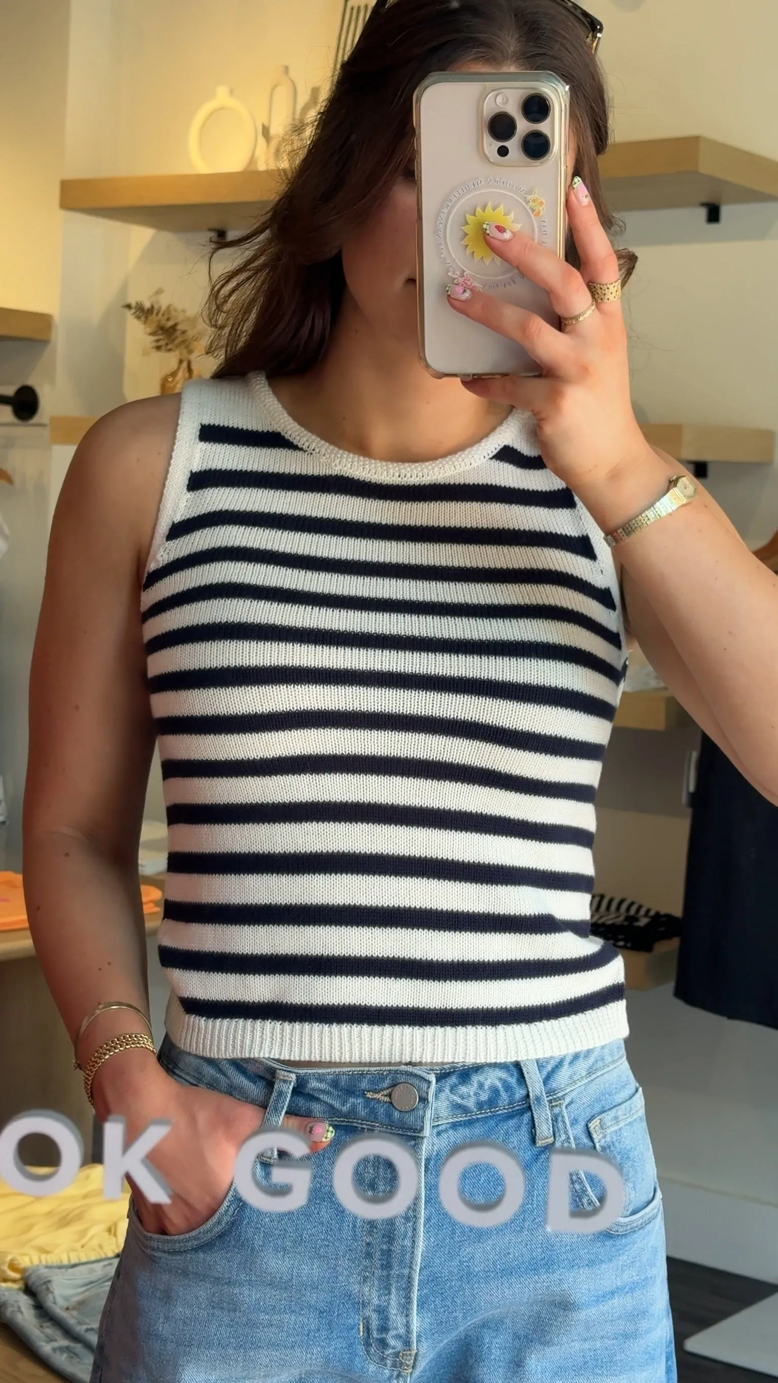 Nautical Stripe Tank sold by Kins Collective product image thumbnail 2