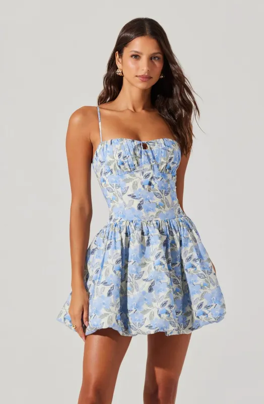 Larissa Floral Mini Dress ASTR sold by Kins Collective