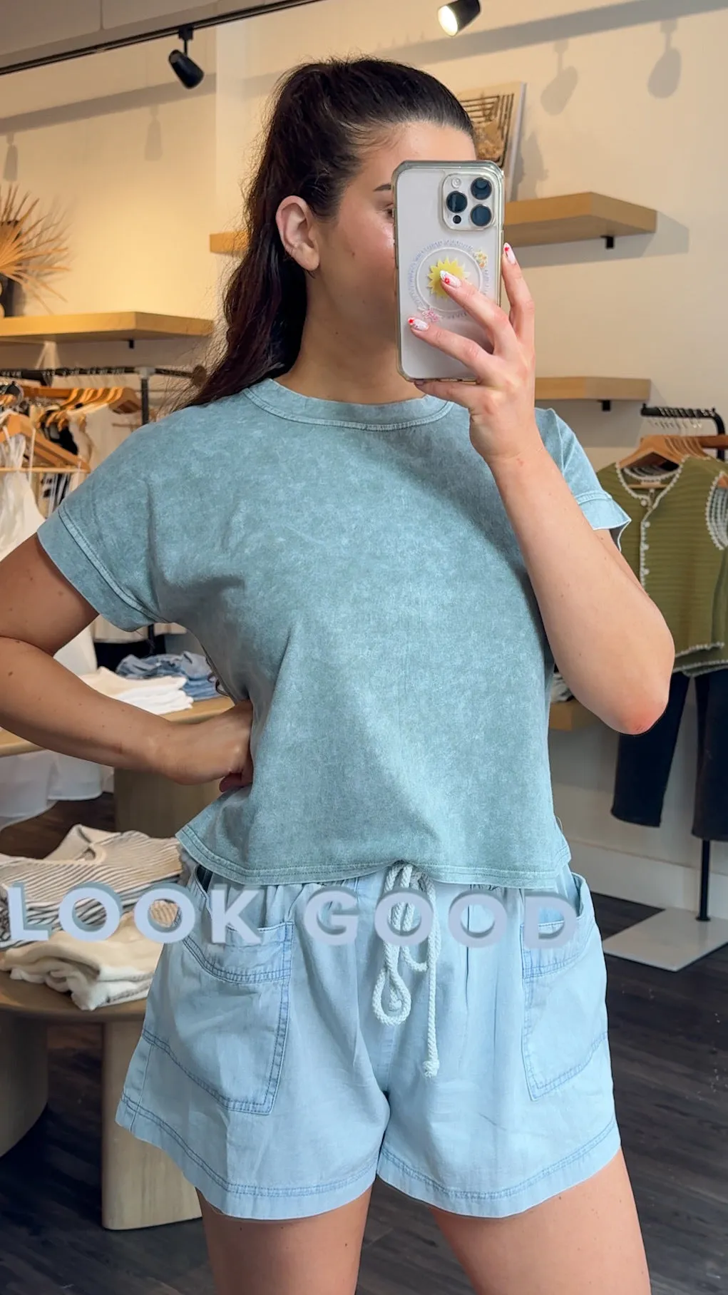 Washed Raw Finish Tee sold by Kins Collective product image thumbnail 3