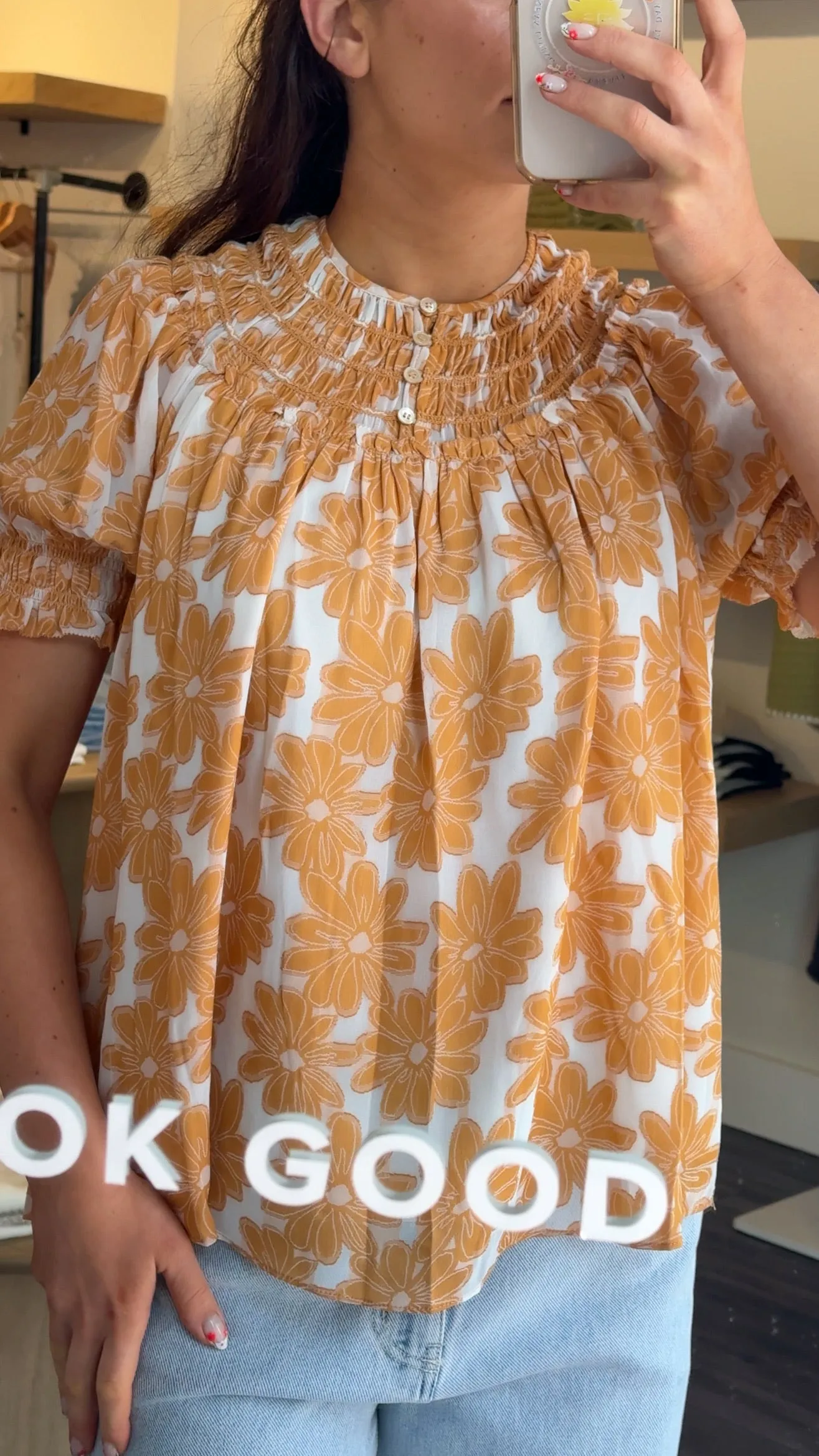 Marmalade Floral Blouse sold by Kins Collective product image thumbnail 3