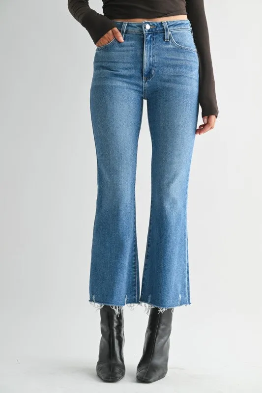 Crop Flare Denim sold by Kins Collective