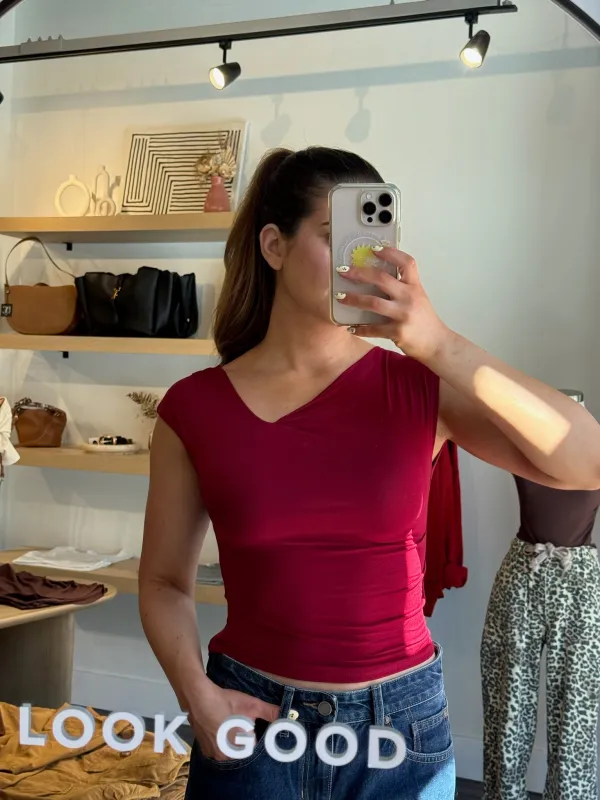 The Muse Asym Top sold by Kins Collective