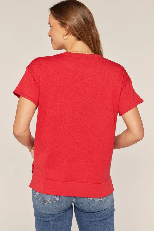 OHIO Game Day Sweater Tee sold by Kins Collective product image thumbnail 3