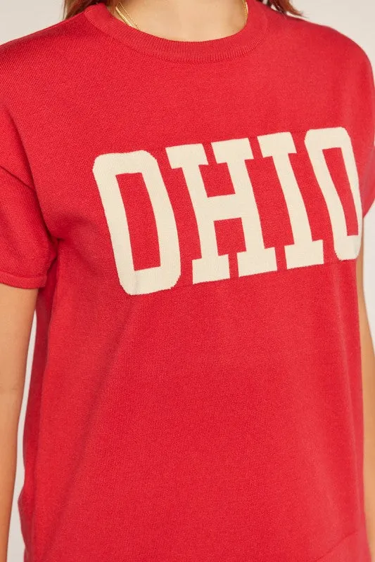 OHIO Game Day Sweater Tee sold by Kins Collective product image thumbnail 2