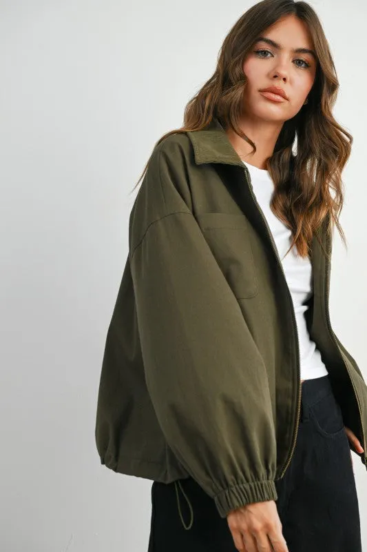 Cord Collar Jacket sold by Kins Collective