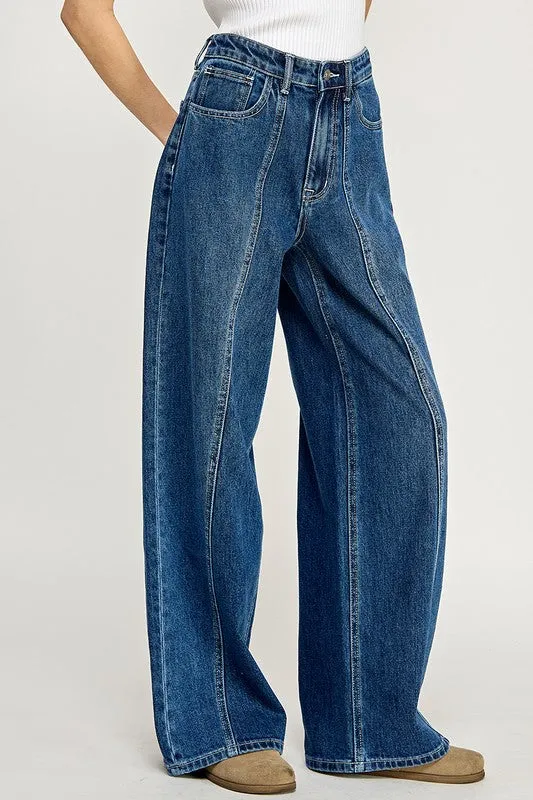 Front Seam Soft Denim sold by Kins Collective