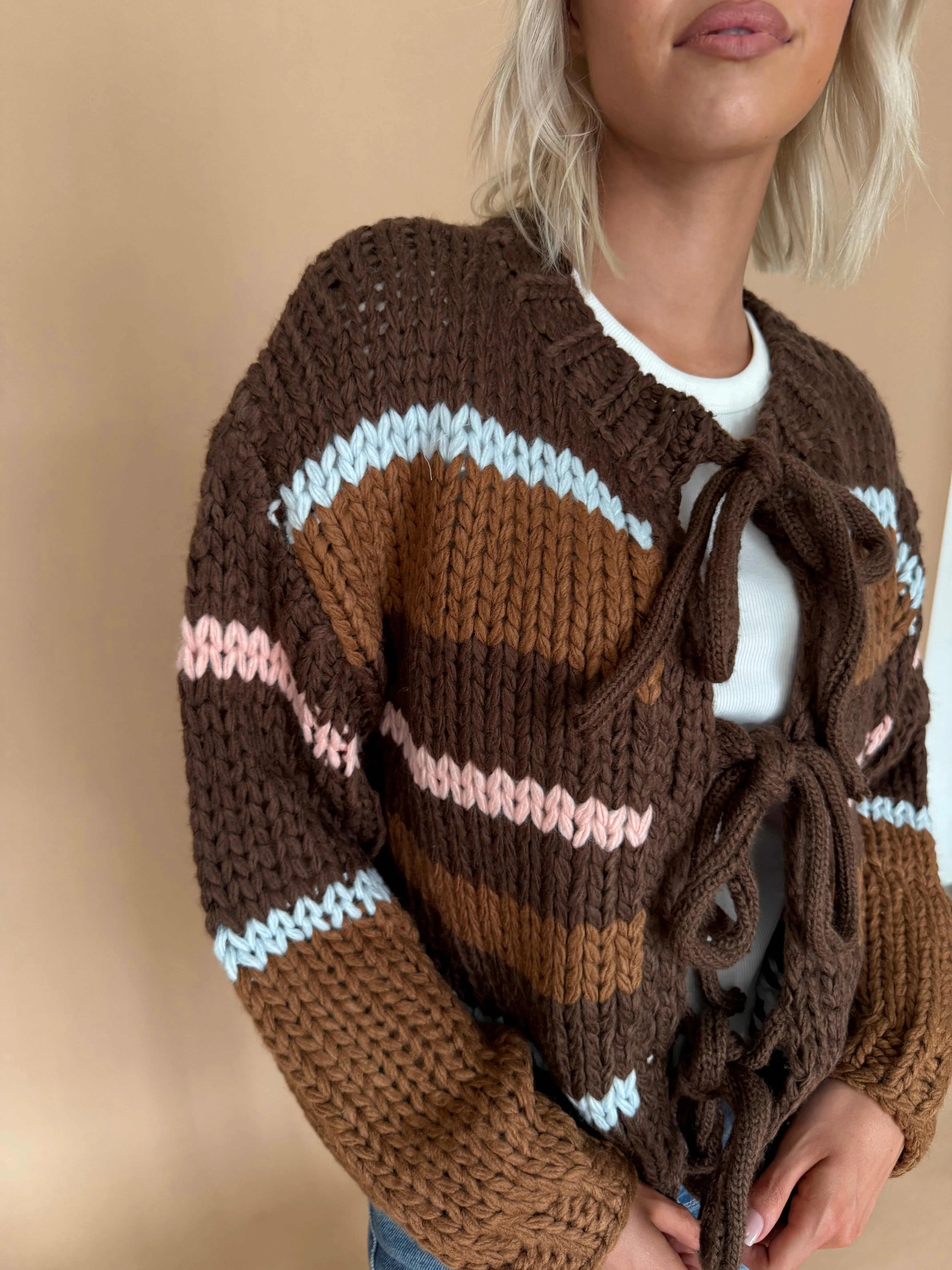 Maren Tie Cardigan sold by Kins Collective product image thumbnail 3